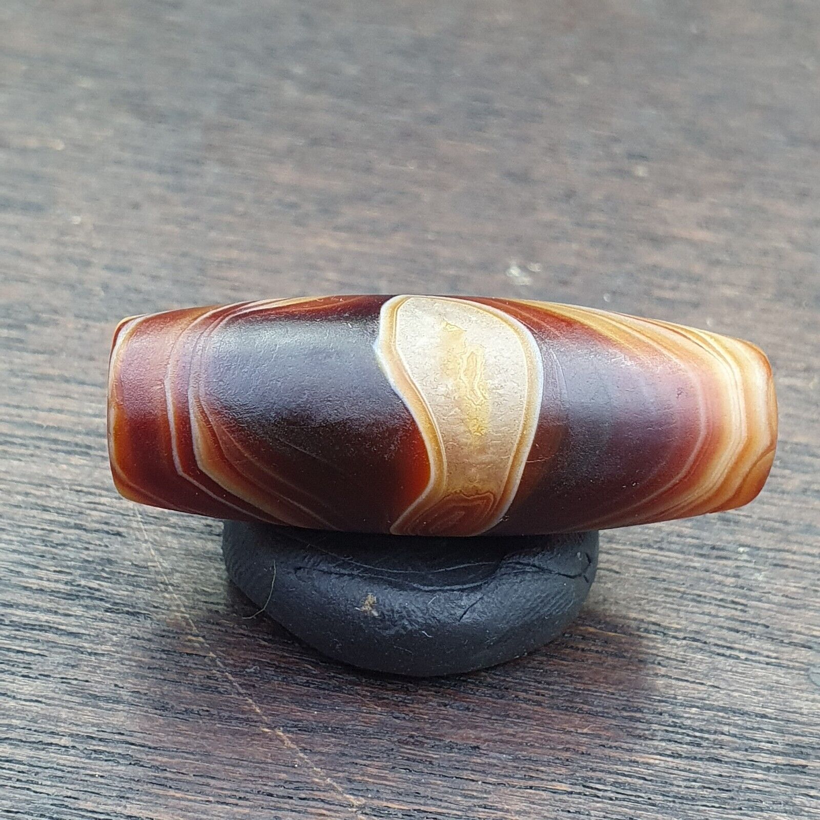 Antique Crystalize Middle Eastern Persian Agate Natural Agate Bead AMD-2