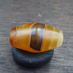 Antique  Middle Eastern Persian Agate Natural Eye In Agate Bead AMD-1