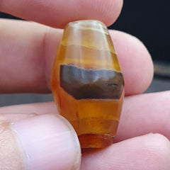 Antique  Middle Eastern Persian Agate Natural Eye In Agate Bead AMD-1