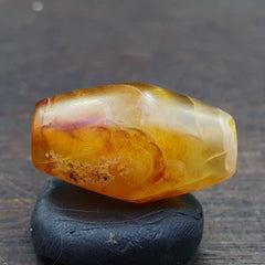 Antique  Middle Eastern Persian Agate Natural Eye In Agate Bead AMD-1
