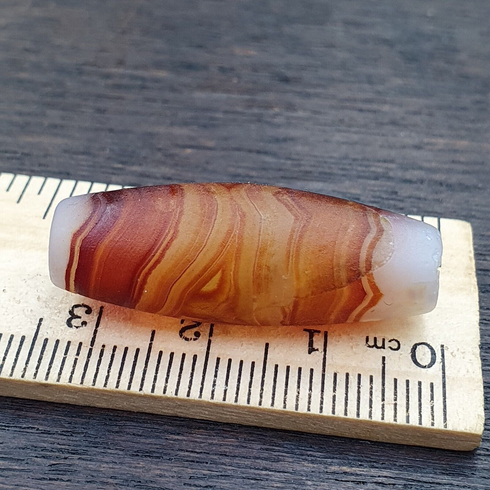 Antique Old Middle Eastern Persian Agate Natural Eye Agate Bead AMD-10