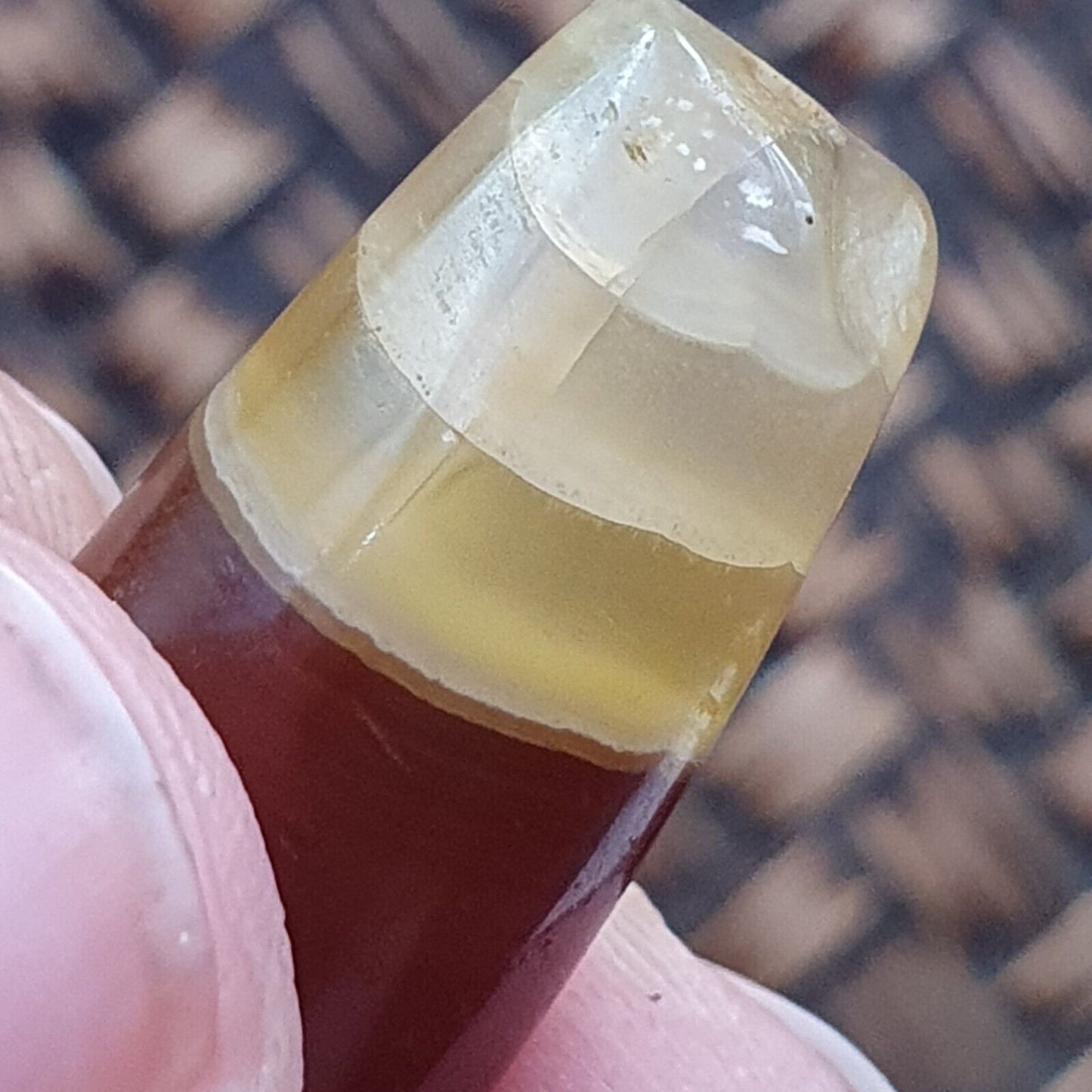 古董中東波斯瑪瑙天然 Druzy 眼瑪瑙珠 AMD-6