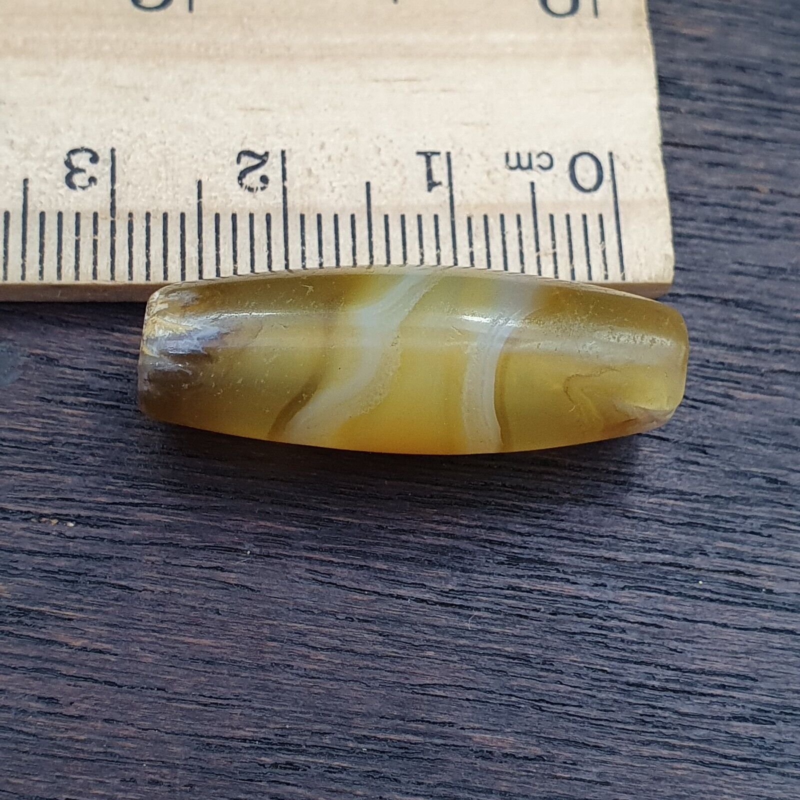 Antique Old Middle Eastern Persian Agate Natural Eye Agate Bead AMD-8