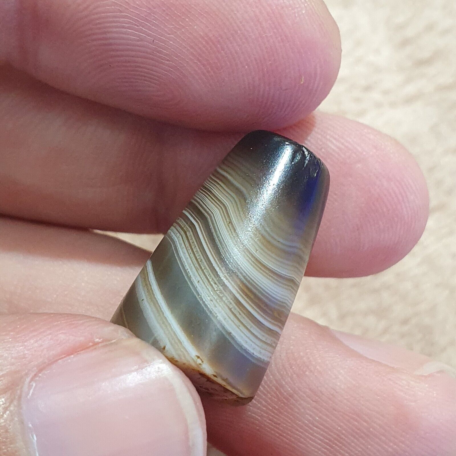 Ancient Antique Indo Tibetan Agate Bead