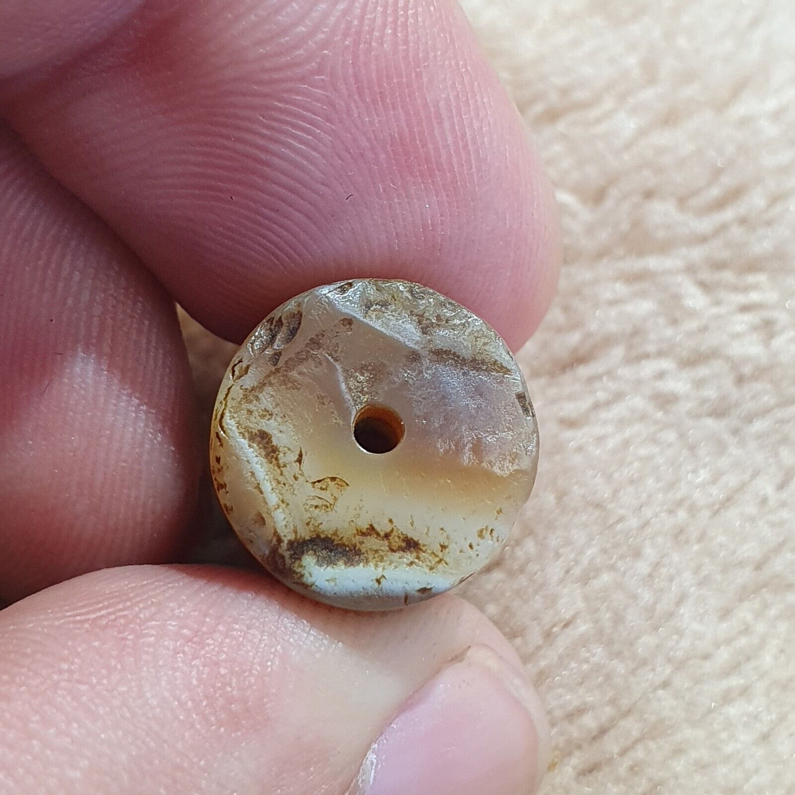 Ancient Antique Indo Tibetan Agate Bead