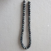 Vintage Venerano Art Eye Pattern Beads 12-13MM Glass Beads Necklace