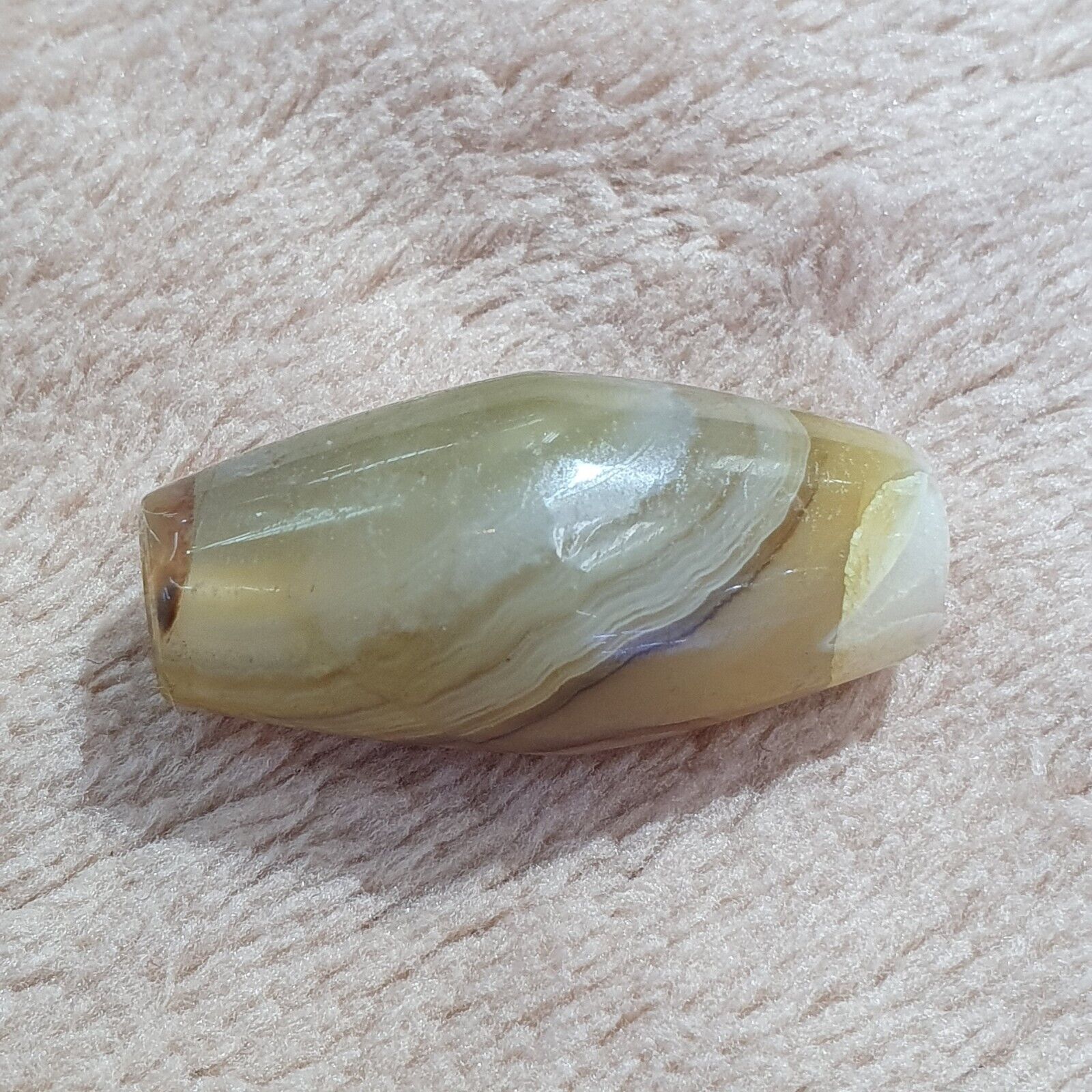Antique Old Yemeni Eye Agate Middle Eastern Agate Bead AMD-16