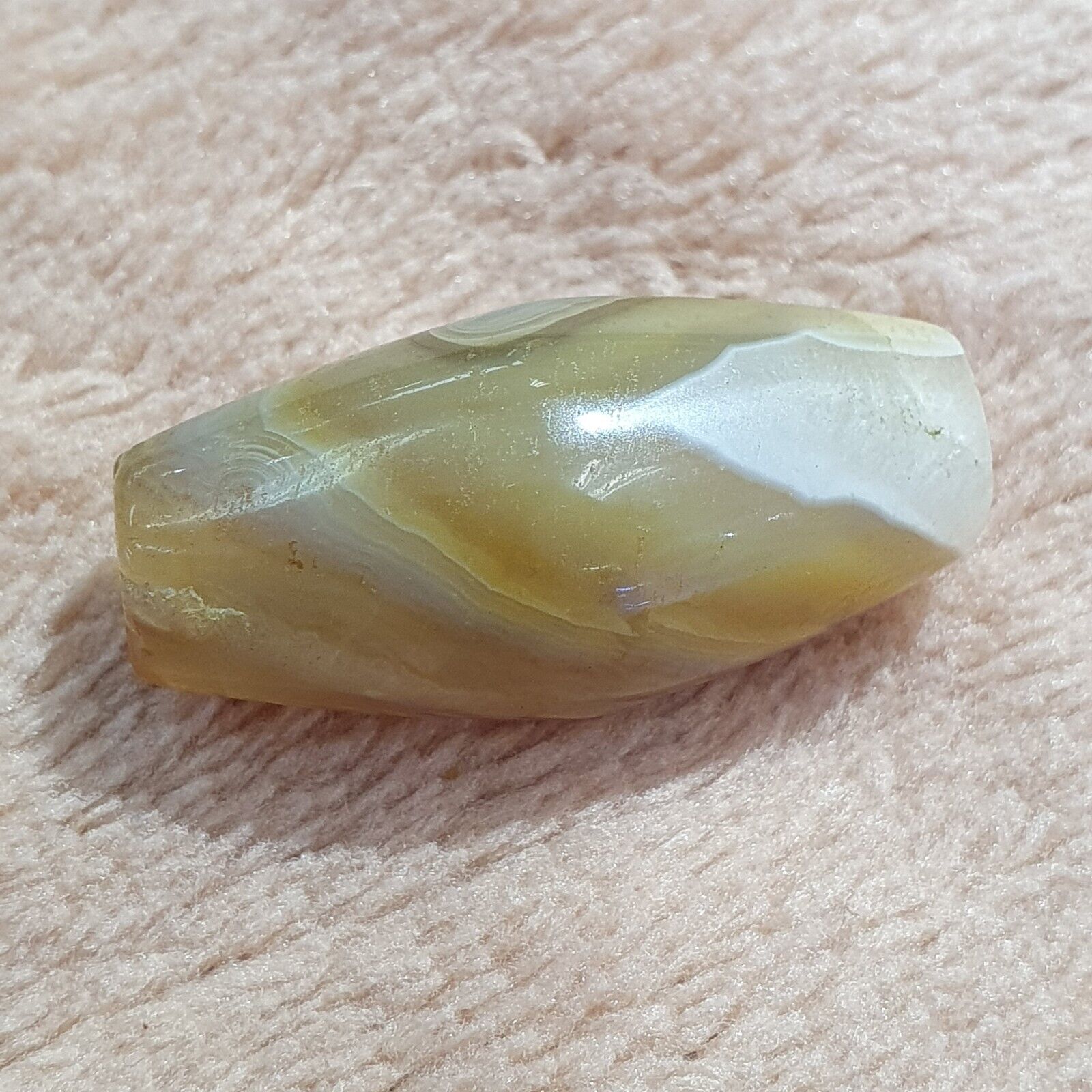 Antique Old Yemeni Eye Agate Middle Eastern Agate Bead AMD-16