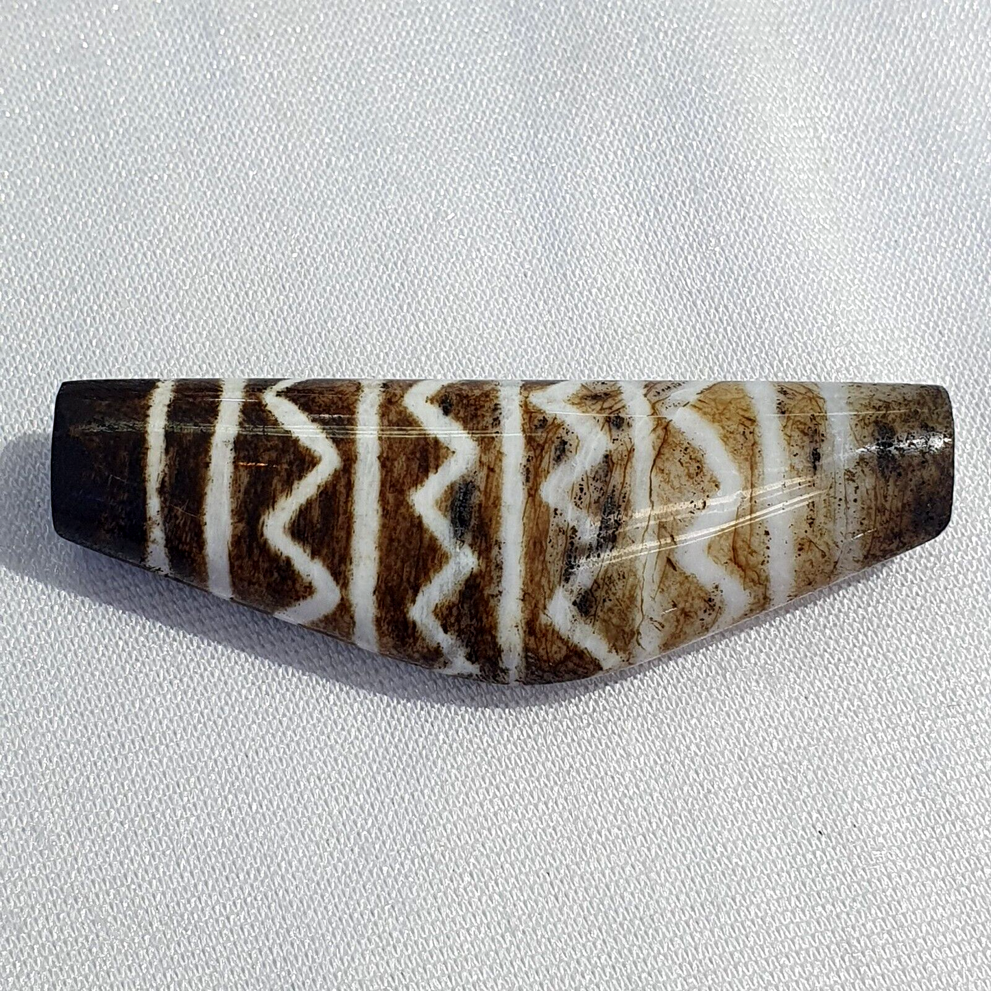 復古南亞緬甸老 Pumtek pyu 珠古董石珠吊墜 -L5 