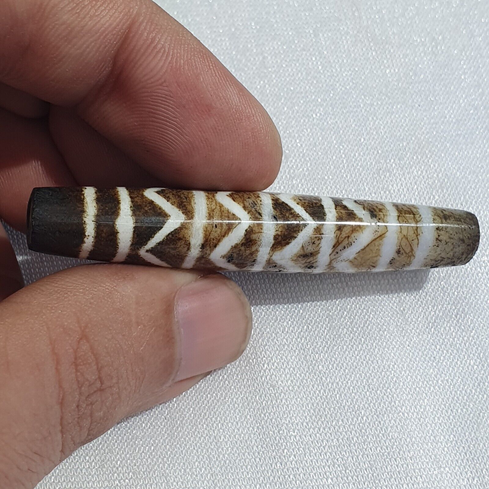 Vintage South Asian Burma Old Pumtek pyu beads Antique Stone bead Pendant -L5