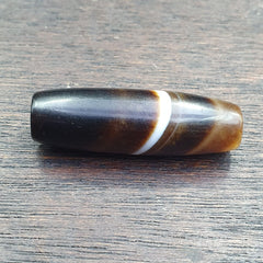 Antique Old Yemeni Agate Natural Rare pattern Banded Agate Bead  BD L2