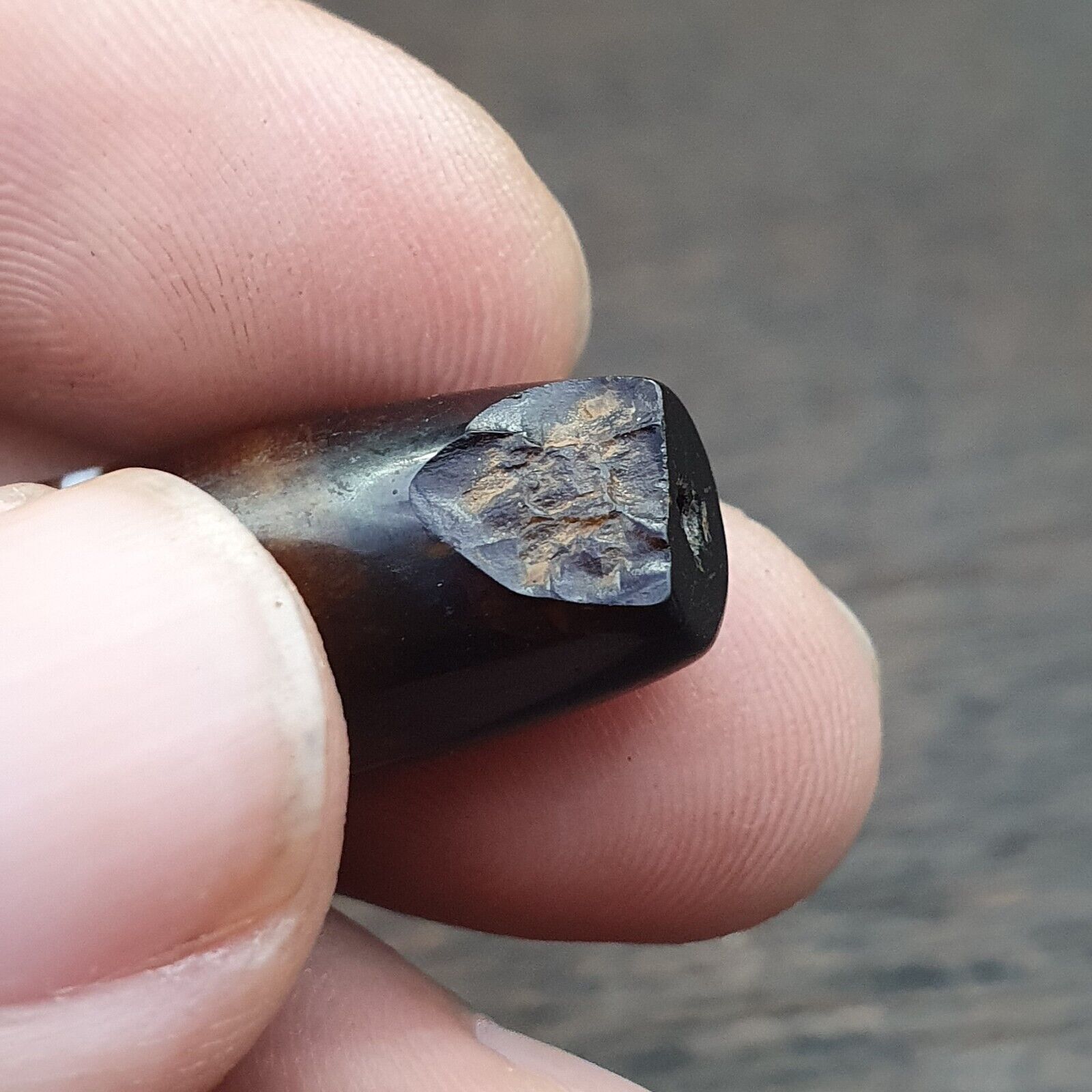 Antique Old Yemeni Agate Natural Rare pattern Banded Agate Bead  BD L2