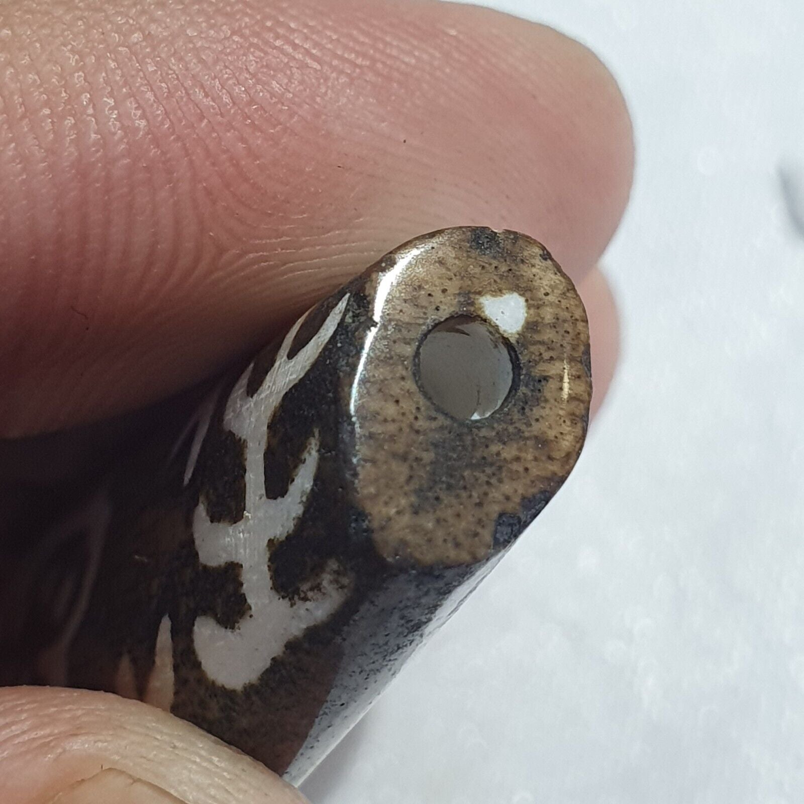 Antique South Asian Burma Old Pumtek pyu beads Antique Stone bead Pendant -L6