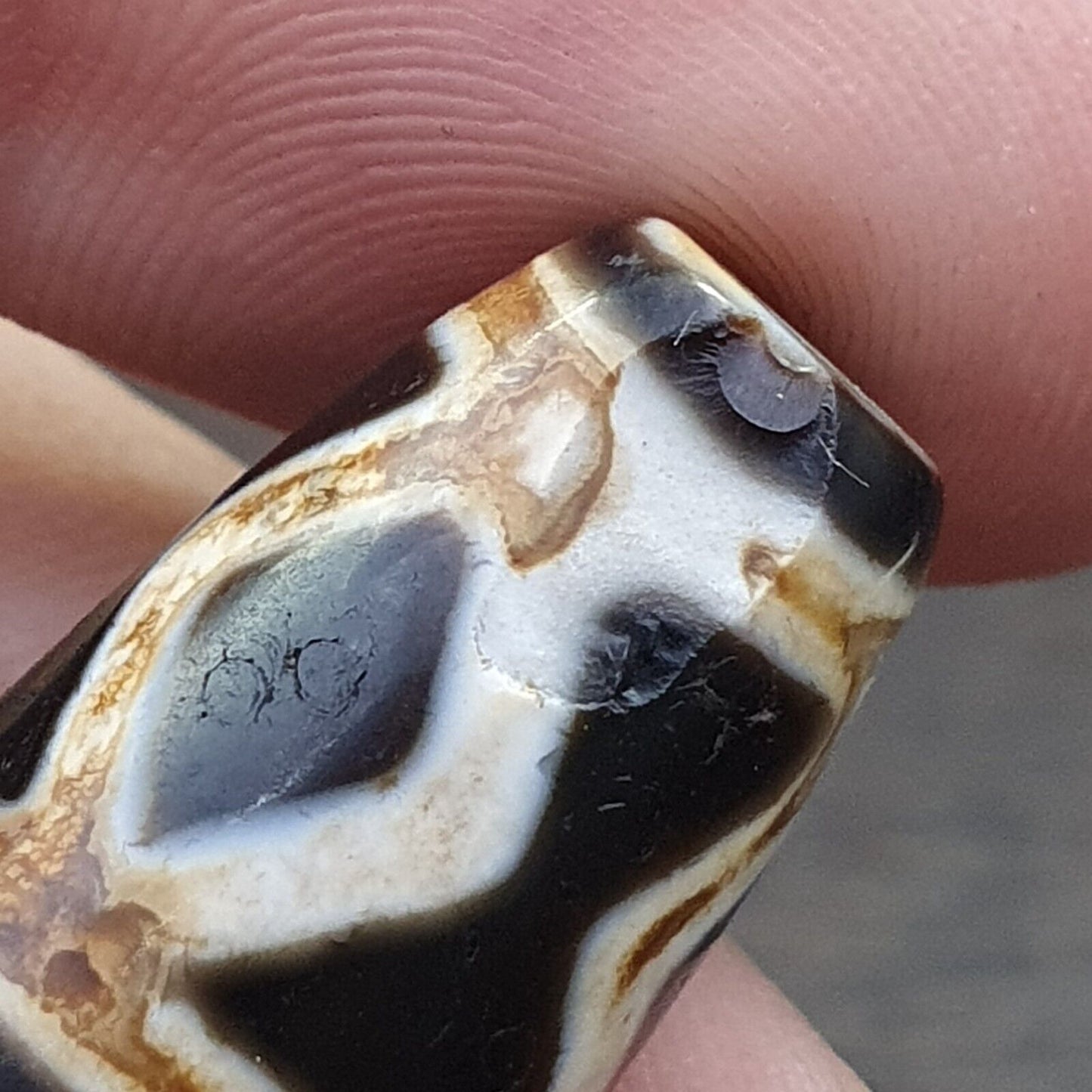 強大的！復古塔魯西藏非常罕見的西藏天珠護身符天珠