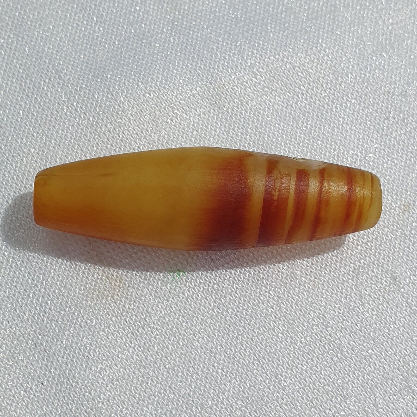 Antique Old Yemeni Eye Agate Middle Eastern Yellow Agate Bead AMD-30