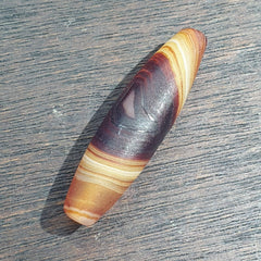 Antique Old Yemeni Eye Agate Middle Eastern Yellow Agate Bead AMD-33