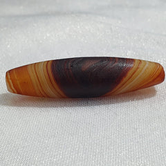 Antique Old Yemeni Eye Agate Middle Eastern Yellow Agate Bead AMD-33