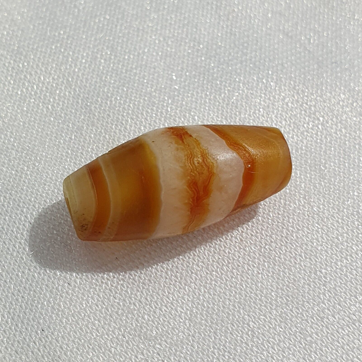 Antique Old Yemeni Eye Agate Middle Eastern Yellow Agate Bead AMD-32