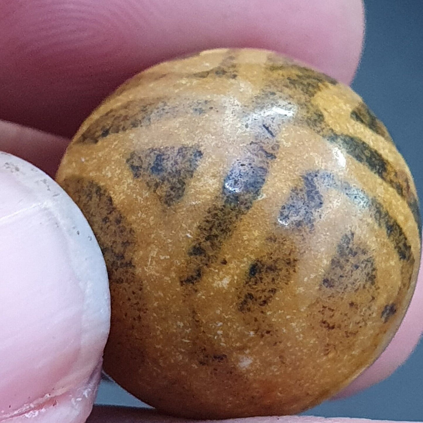 Südasiatische burmesische Antiquitäten Pumtek Pyu Perlen 20mm Lot 20 Perlen