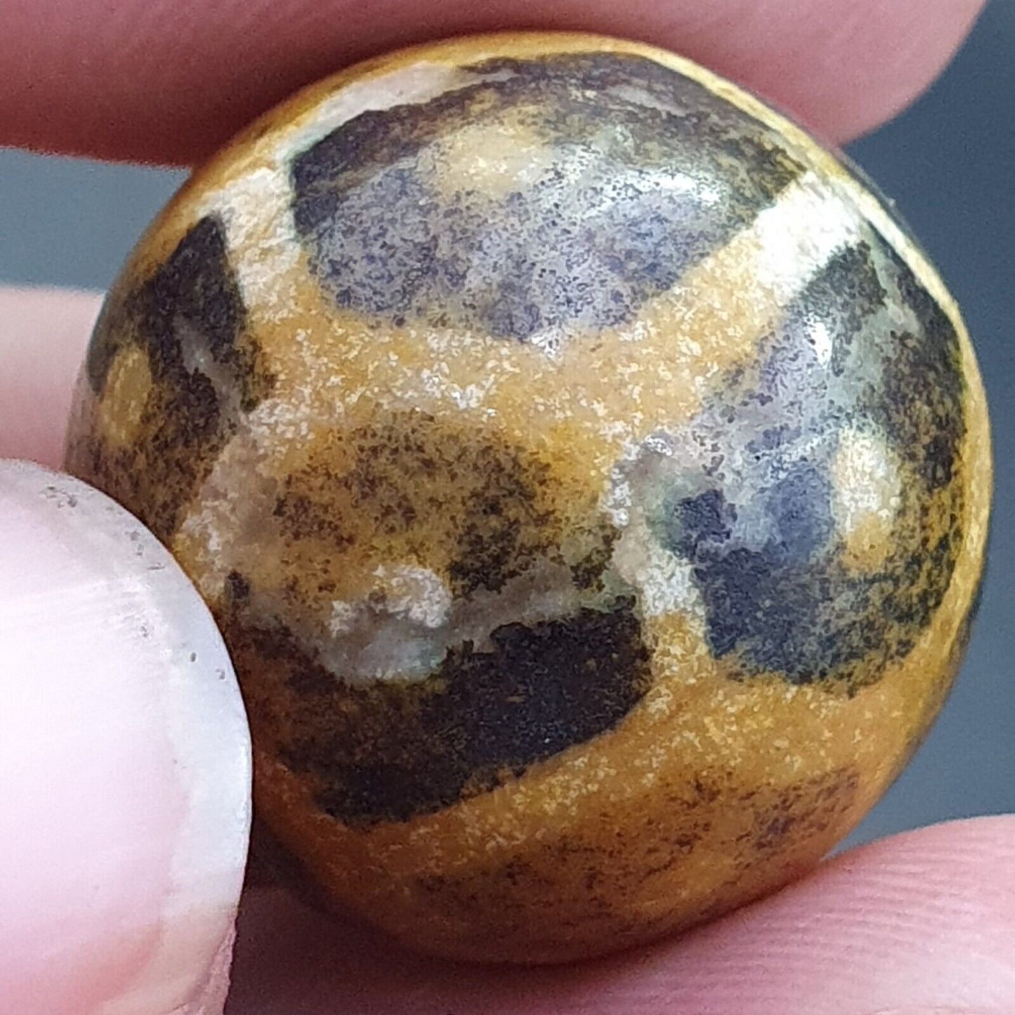 Südasiatische burmesische Antiquitäten Pumtek Pyu Perlen 20mm Lot 20 Perlen
