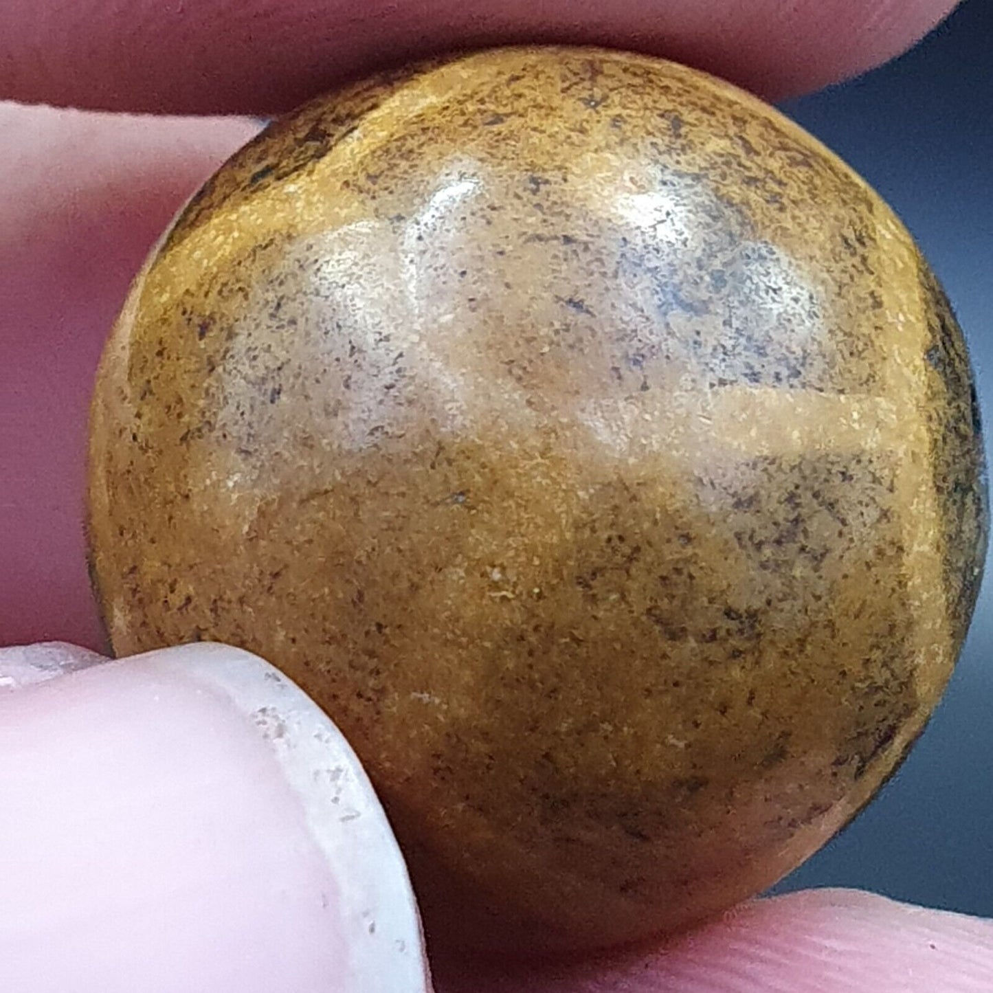 Südasiatische burmesische Antiquitäten Pumtek Pyu Perlen 20mm Lot 20 Perlen