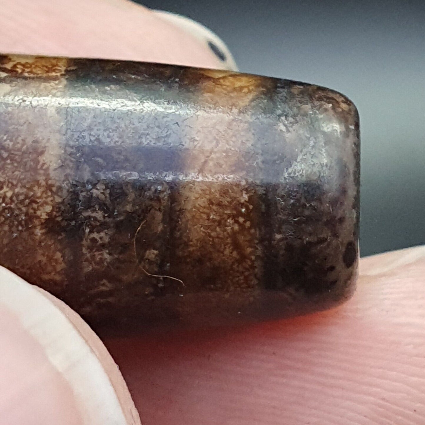 西藏銹眼瑪瑙石天珠護身符 BD-25-10 