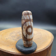 Tibetan Rusted Eyes Agate Stone Dzi Bead Amulet