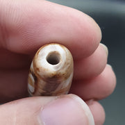 Tibetan Rusted Eyes Agate Stone Dzi Bead Amulet