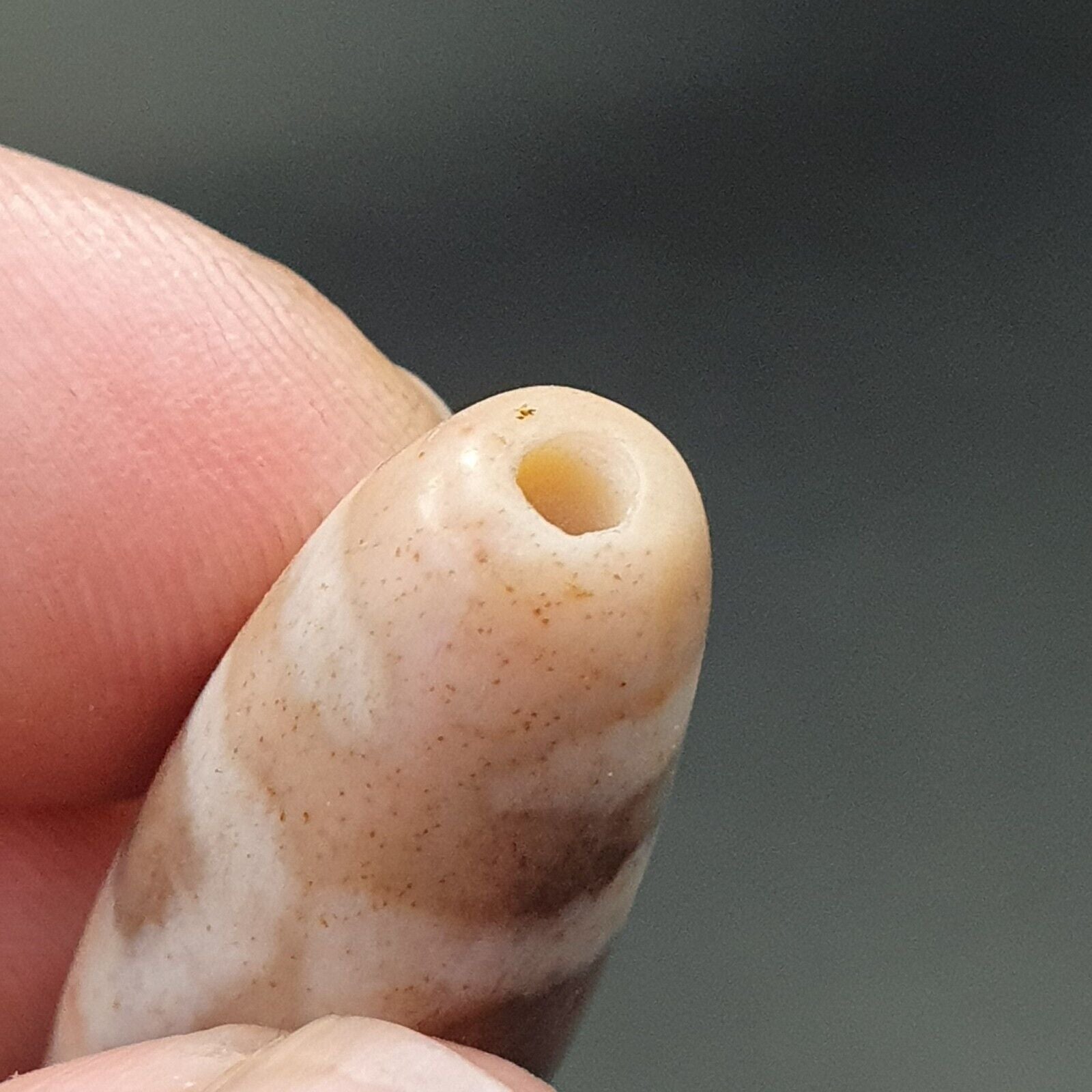 Tibetan Rusted Eyes Agate stone Dzi Bead Amulet BD-25-9