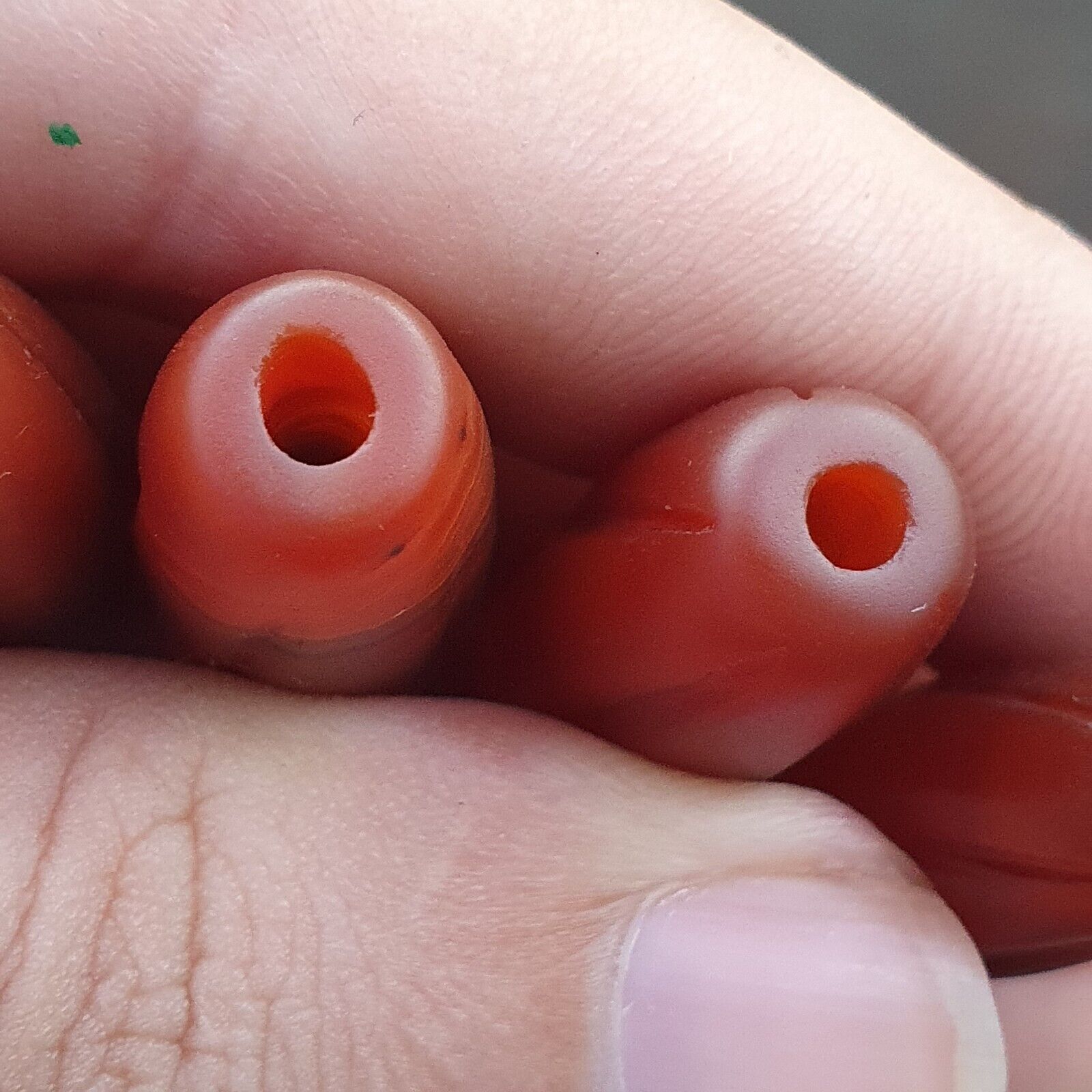 Lot 10 Antique Red Carving Agate Himalayan Tibetan Agate carnelian Beads