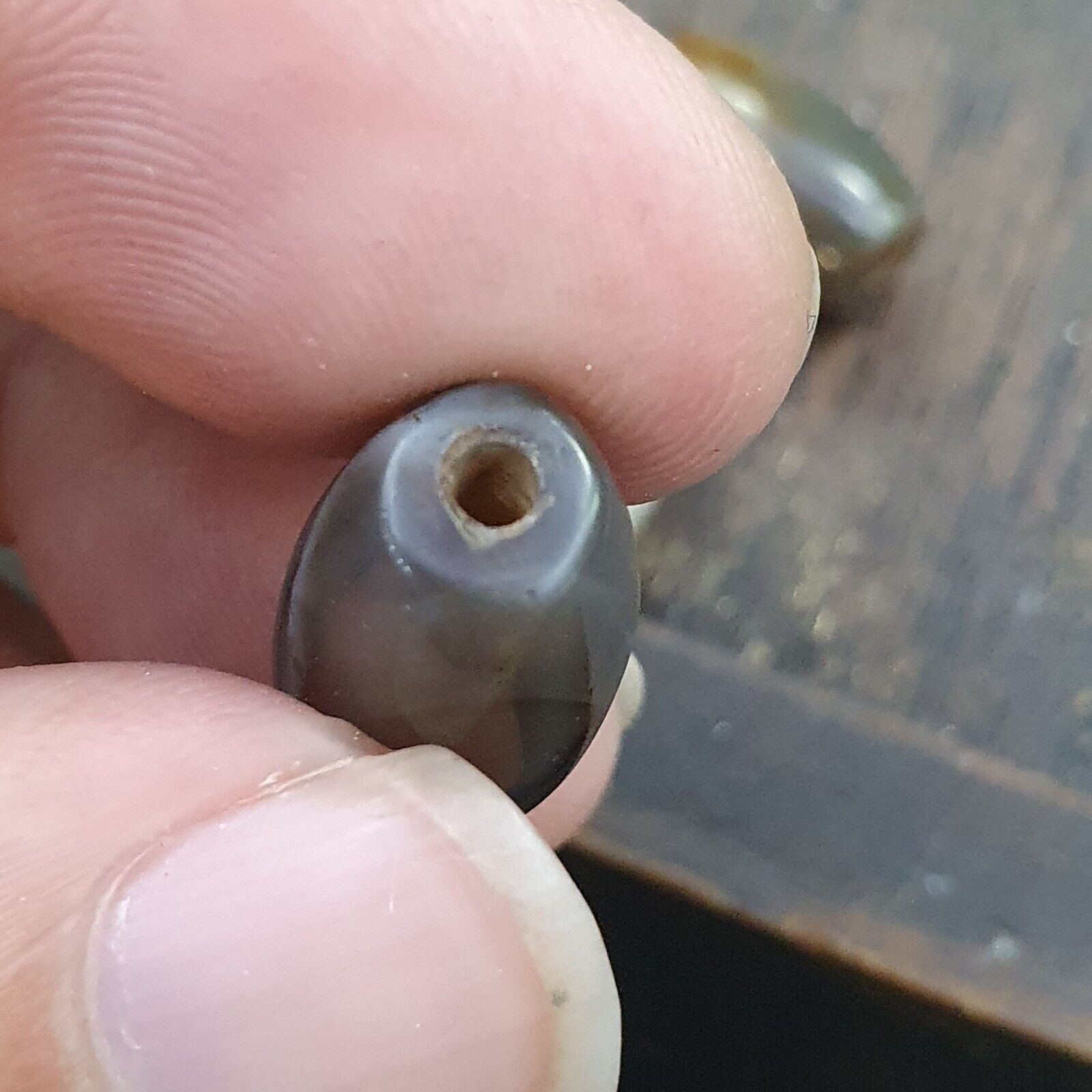 Himalayan Tibetan Agate Old Agate Beads Lot 12 pieces