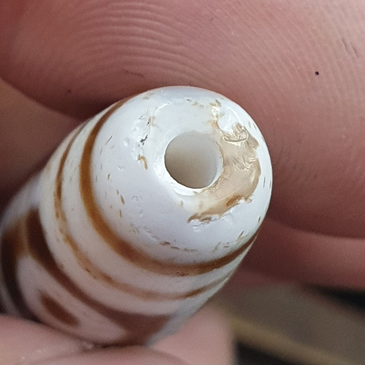 9 Augen tibetische Dzi-Perle, altes Amulett, antiker Achat, Tibet-Gzi-Anhänger