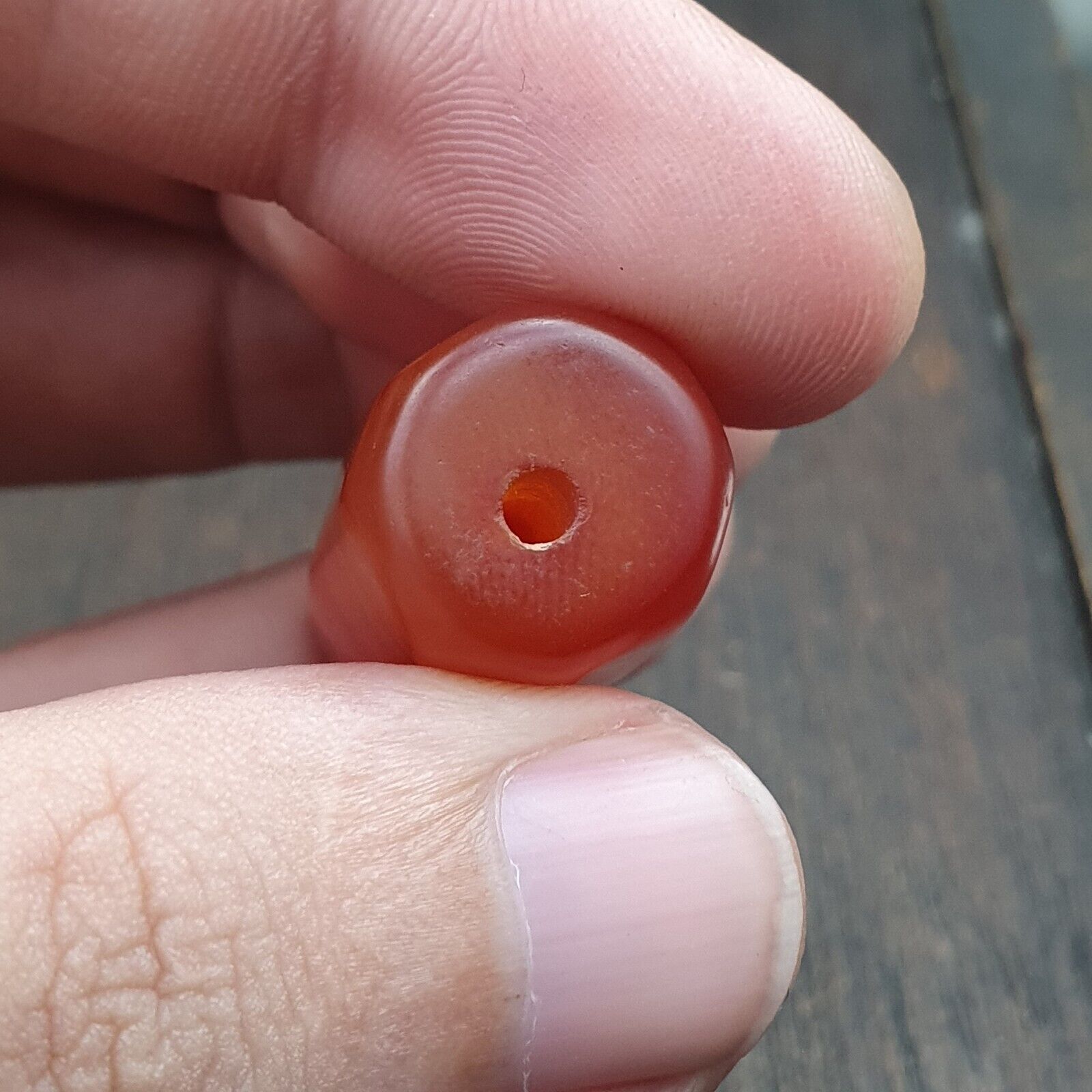 carnelian Vintage rare Himalayan Tibetan Red Agate large Bead C-RD-1