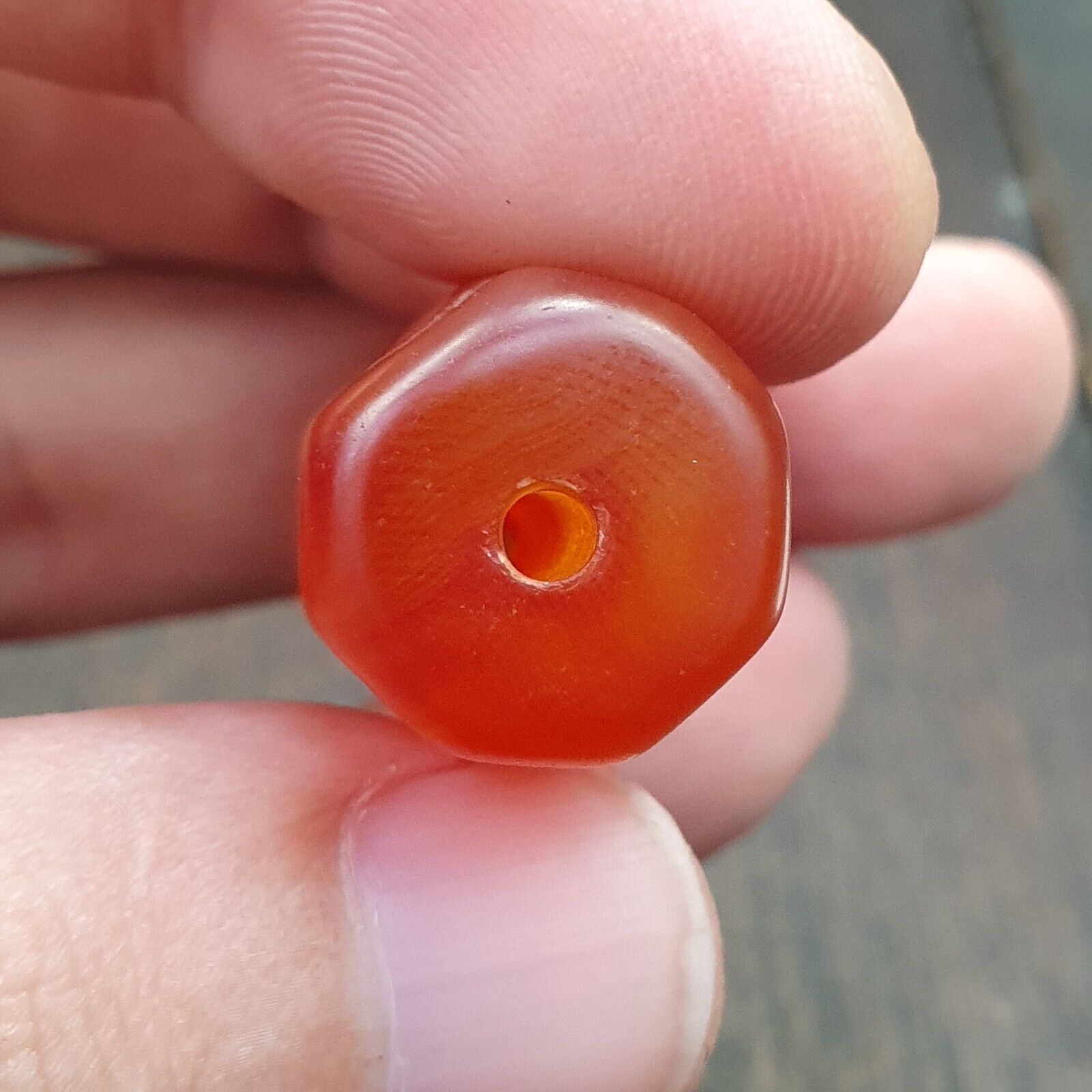 carnelian Vintage rare Himalayan Tibetan Red Agate large Bead C-RD-1