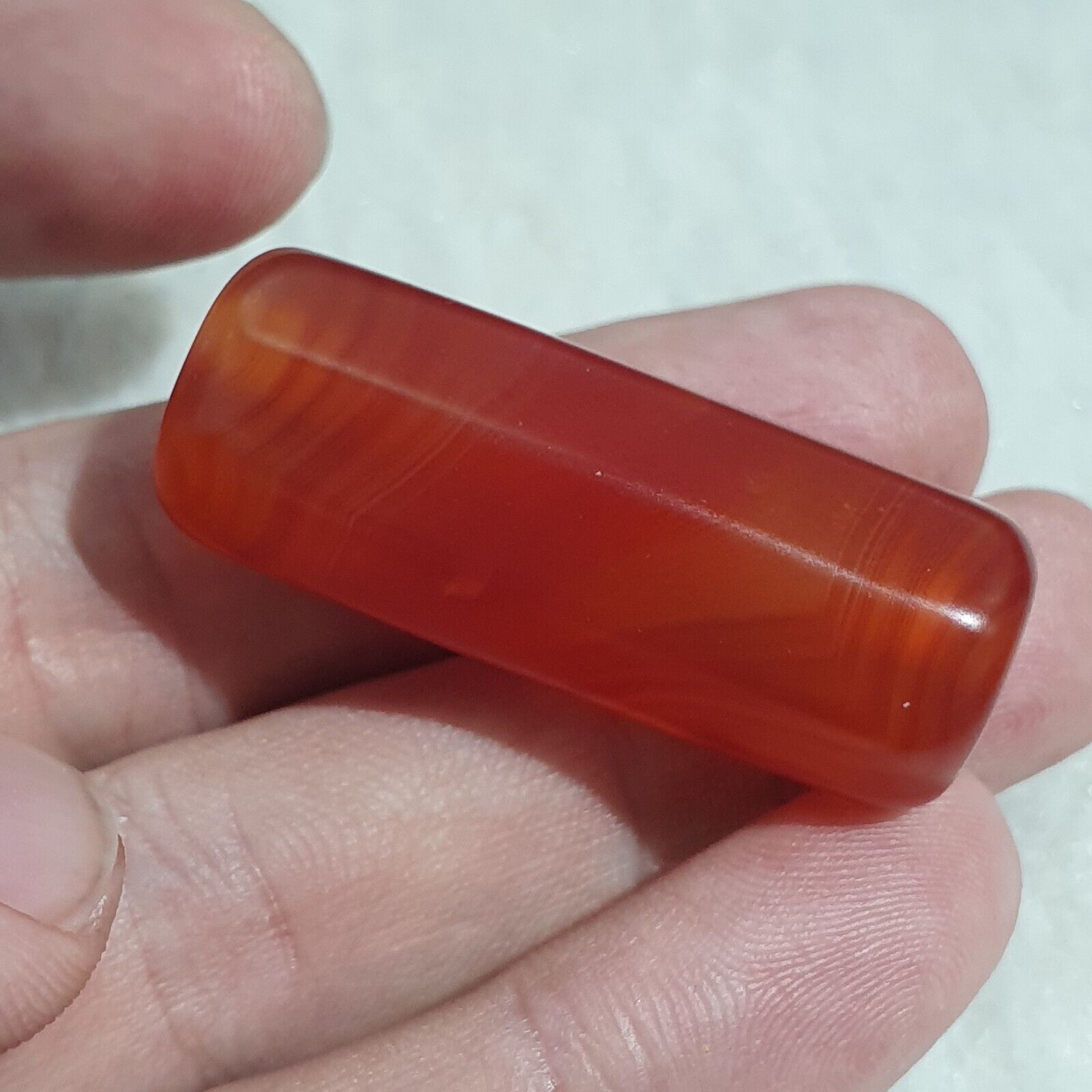 carnelian Vintage rare Himalayan Tibetan Red Agate large Bead C-RD-1