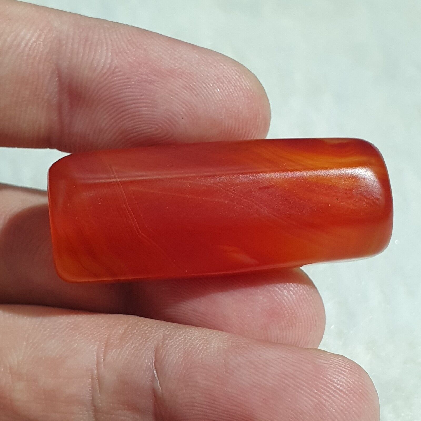 carnelian Vintage rare Himalayan Tibetan Red Agate large Bead C-RD-1