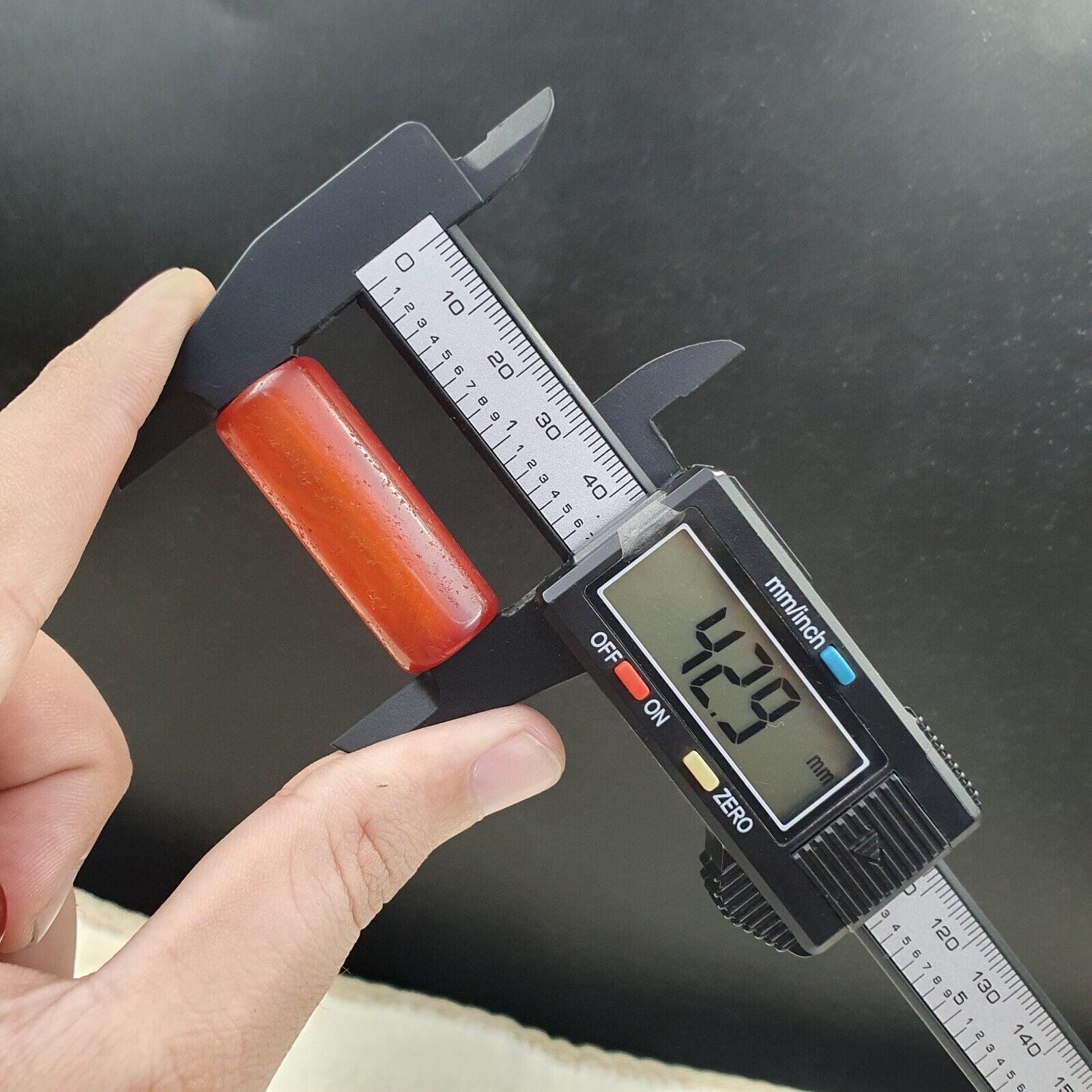 Lot 2 Antique Red Agate Himalayan Tibetan African Agate carnelian Bead