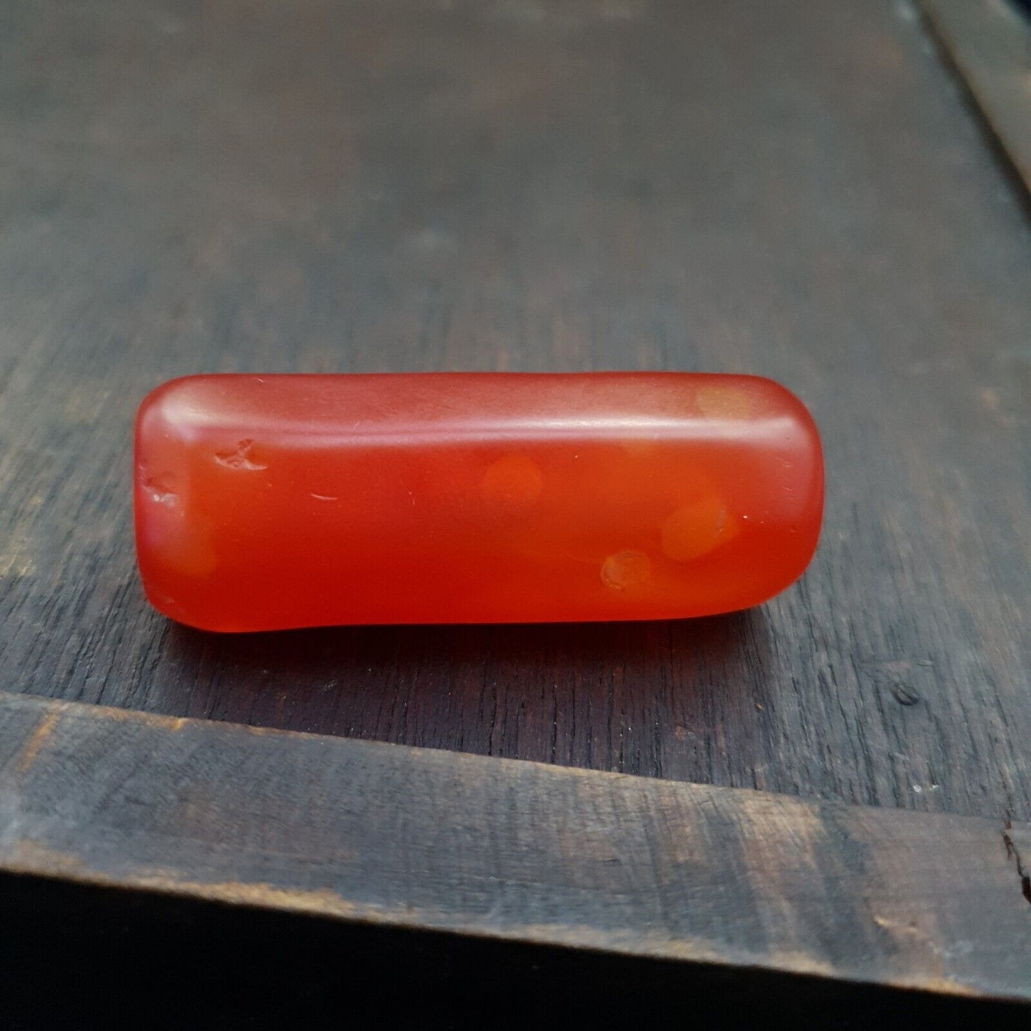 紅玉髓復古稀有喜馬拉雅藏紅瑪瑙大珠 C-RD-3 