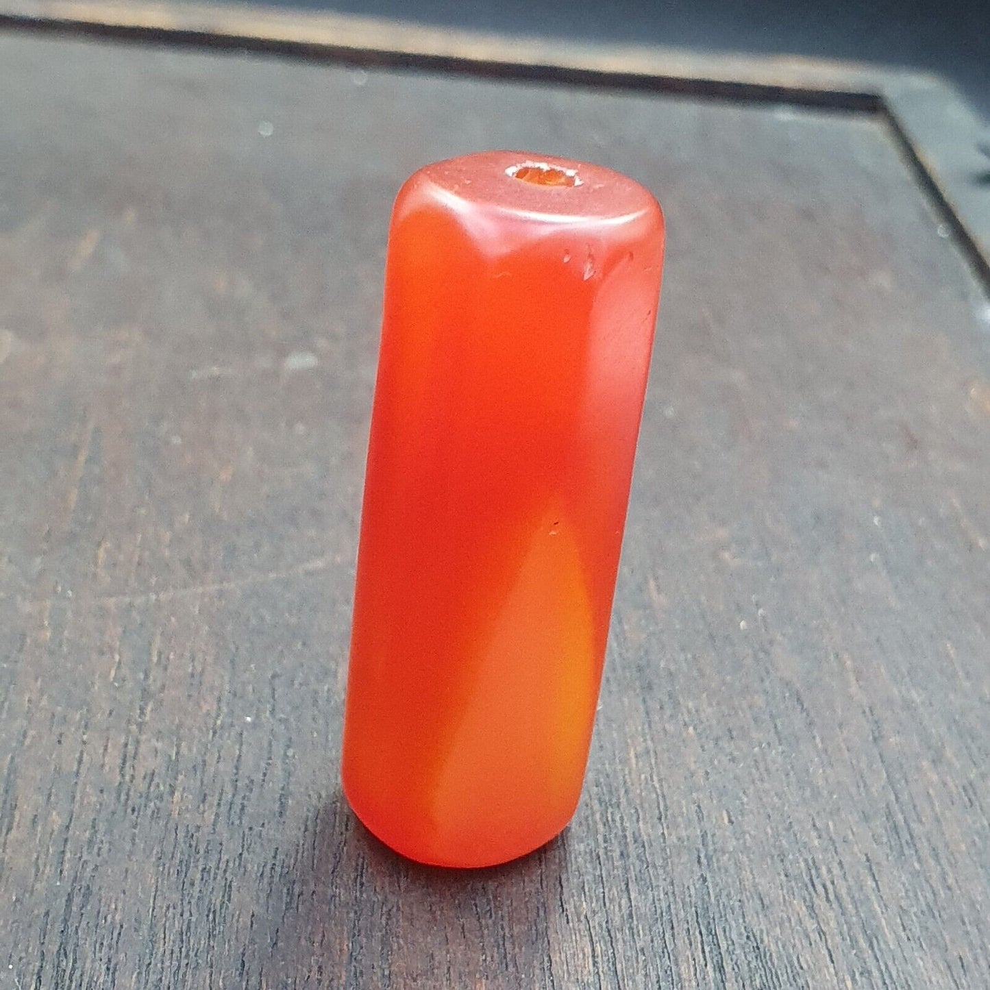 紅玉髓復古稀有喜馬拉雅藏紅瑪瑙大珠 C-RD-3 