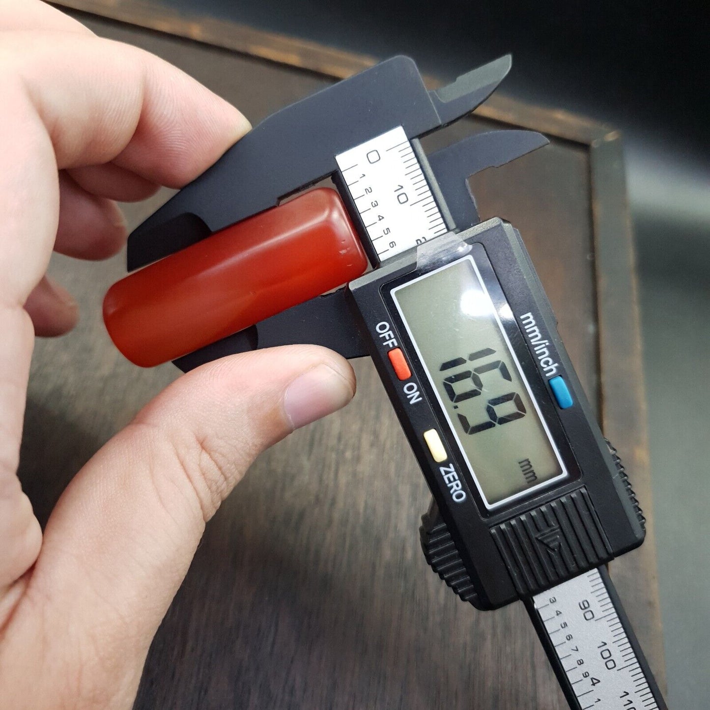 紅玉髓復古稀有喜馬拉雅藏紅瑪瑙大珠 C-RD-3 