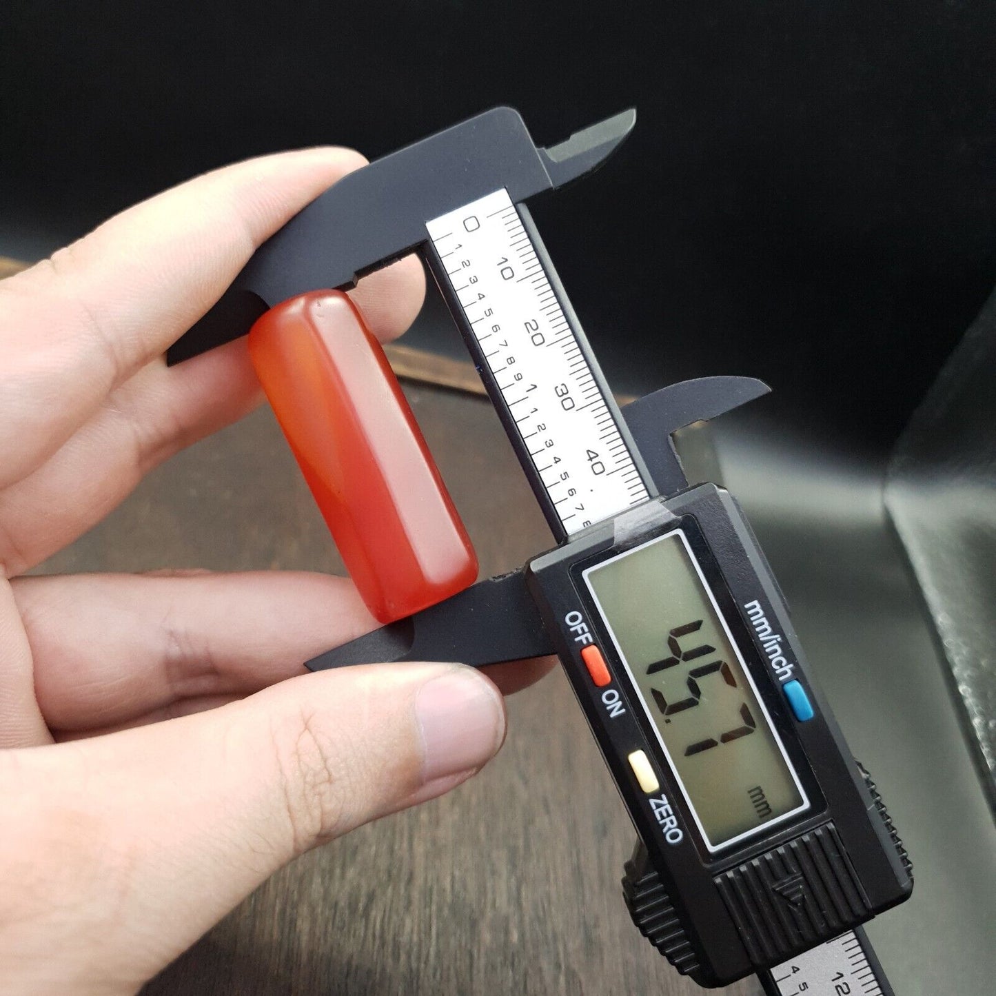 紅玉髓復古稀有喜馬拉雅藏紅瑪瑙大珠 C-RD-3 