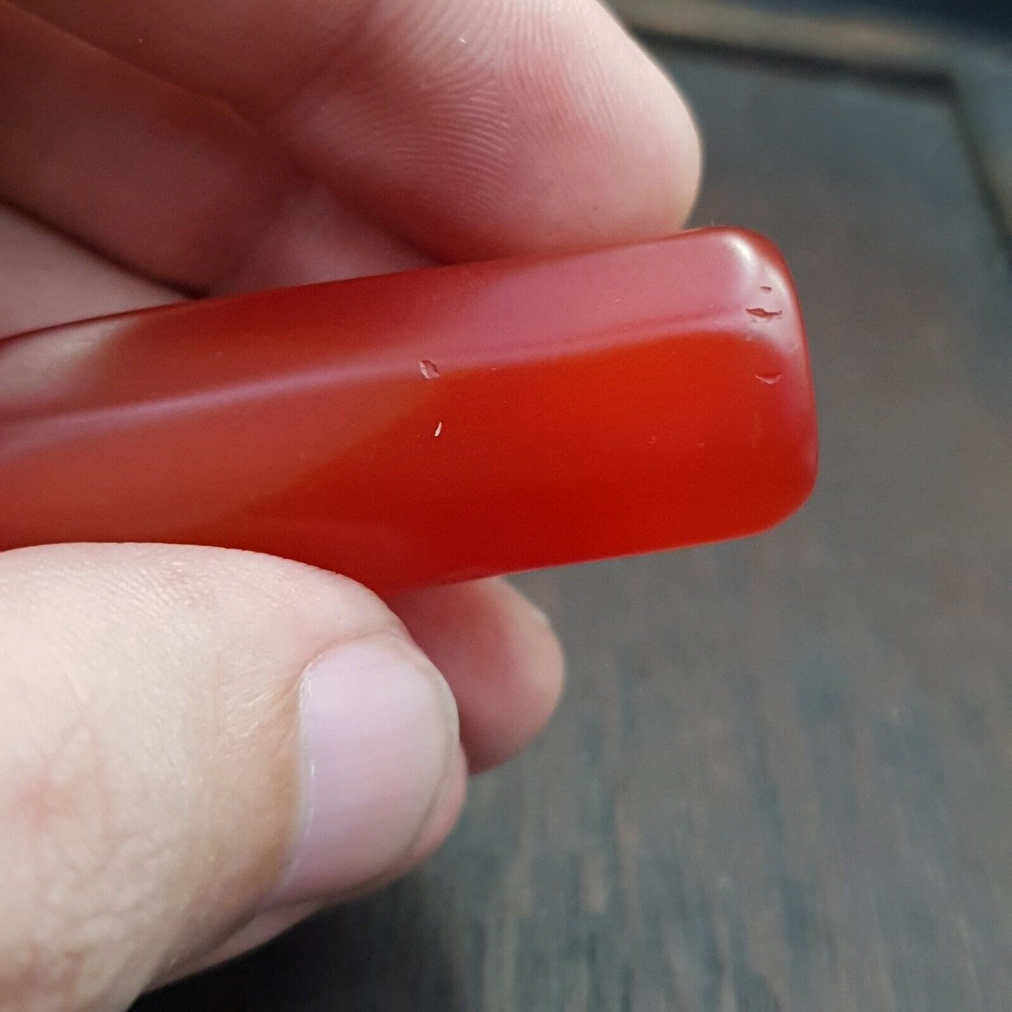 紅玉髓復古稀有喜馬拉雅藏紅瑪瑙大珠 C-RD-3 