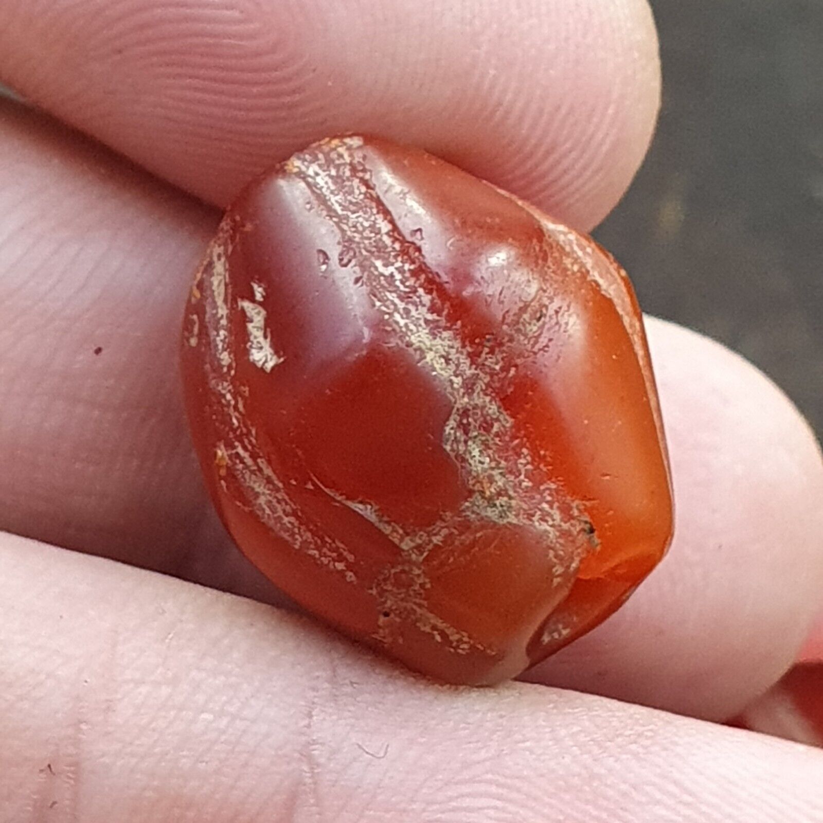 Lot 9 Antique Red Agate Himalayan Tibetan African Agate carnelian Beads
