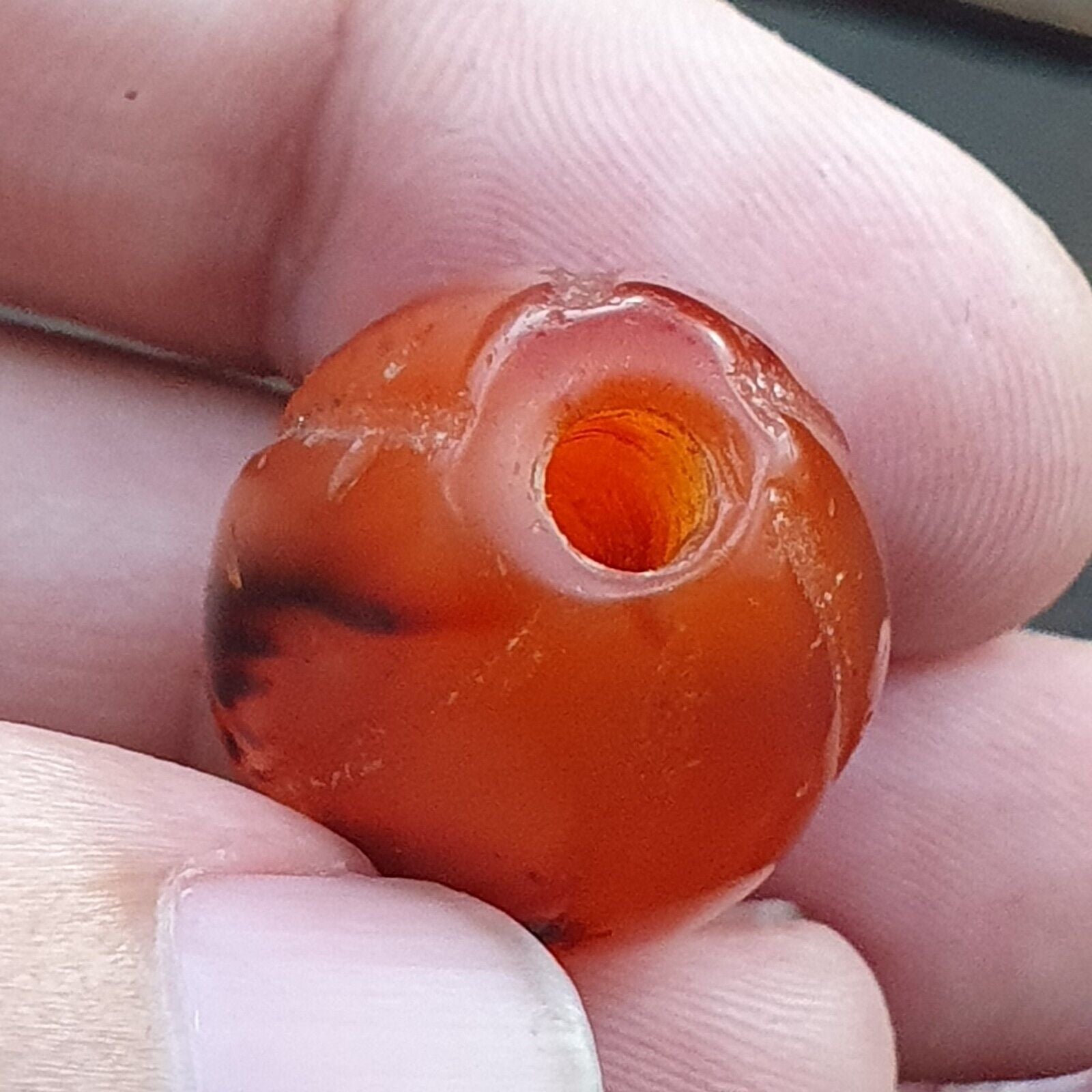 Lot 9 Antique Red Agate Himalayan Tibetan African Agate carnelian Beads