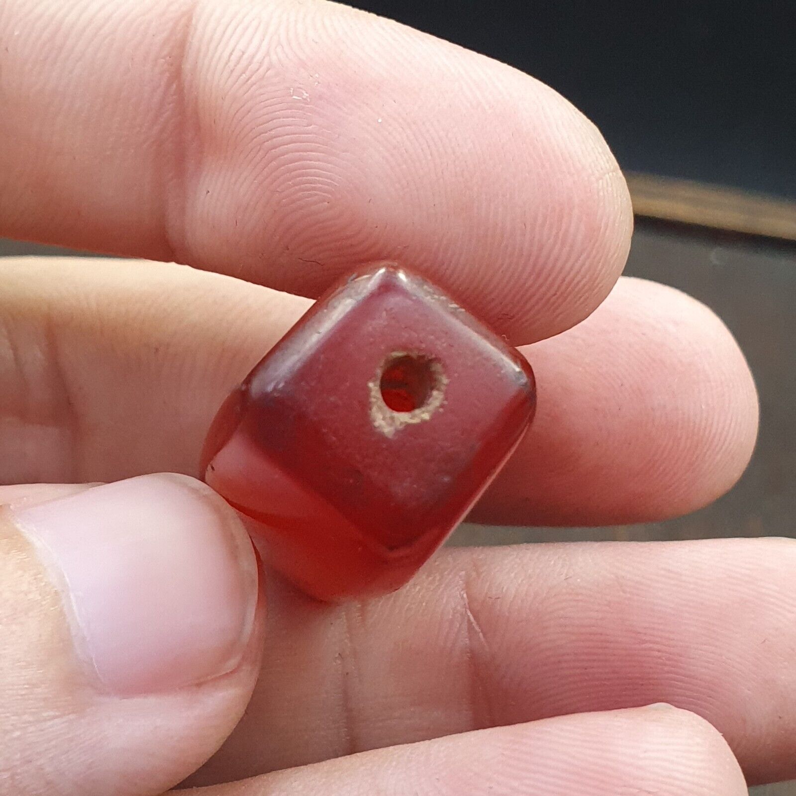 Lot 9 Antique Red Agate Himalayan Tibetan African Agate carnelian Beads