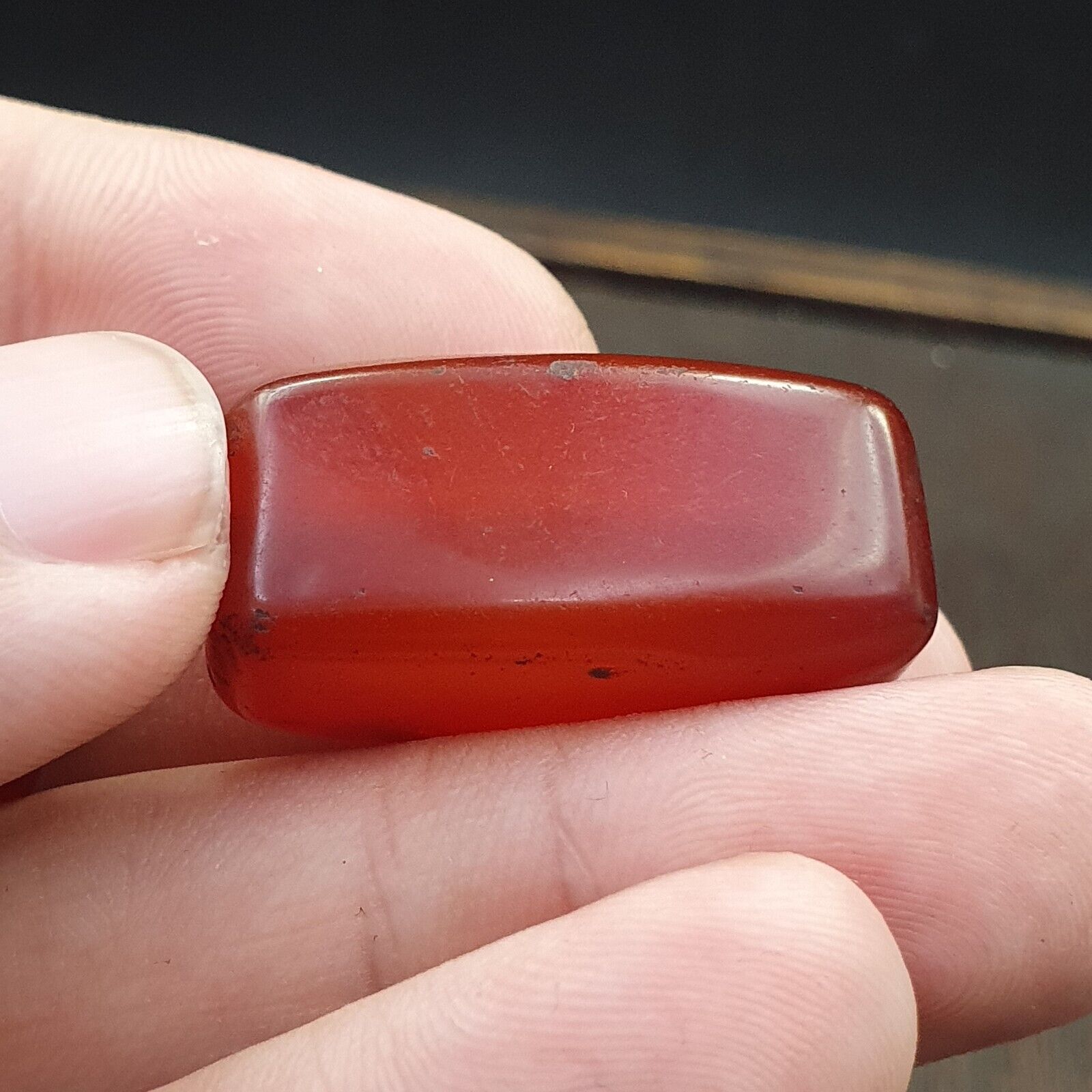 Lot 9 Antique Red Agate Himalayan Tibetan African Agate carnelian Beads