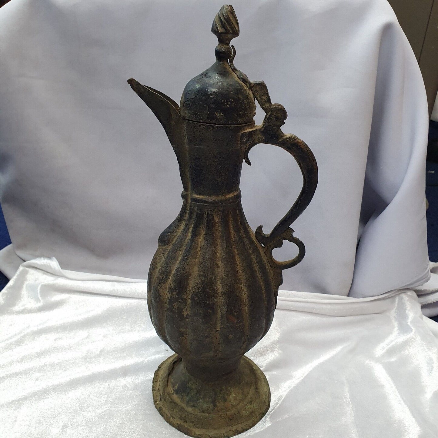 古董青銅壺手工雕刻博物館品質獨特茶壺