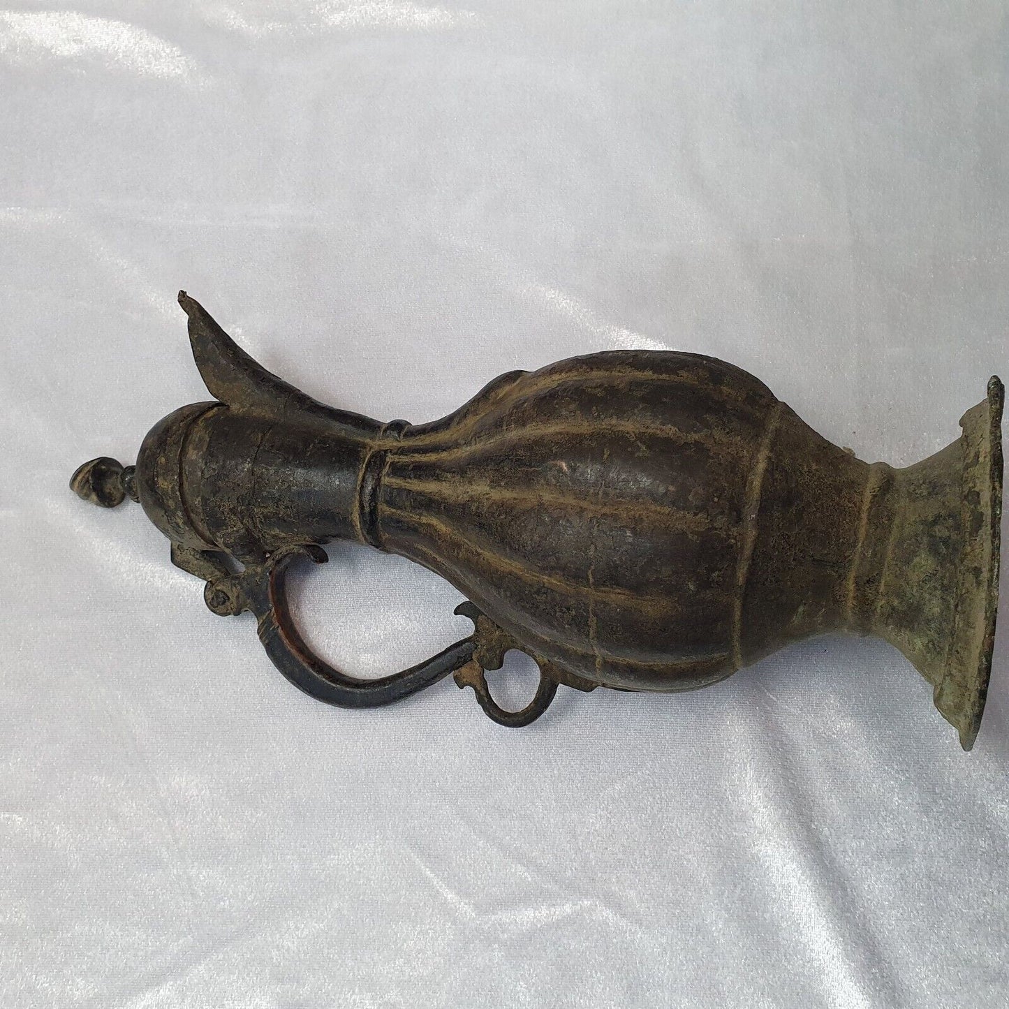 古董青銅壺手工雕刻博物館品質獨特茶壺
