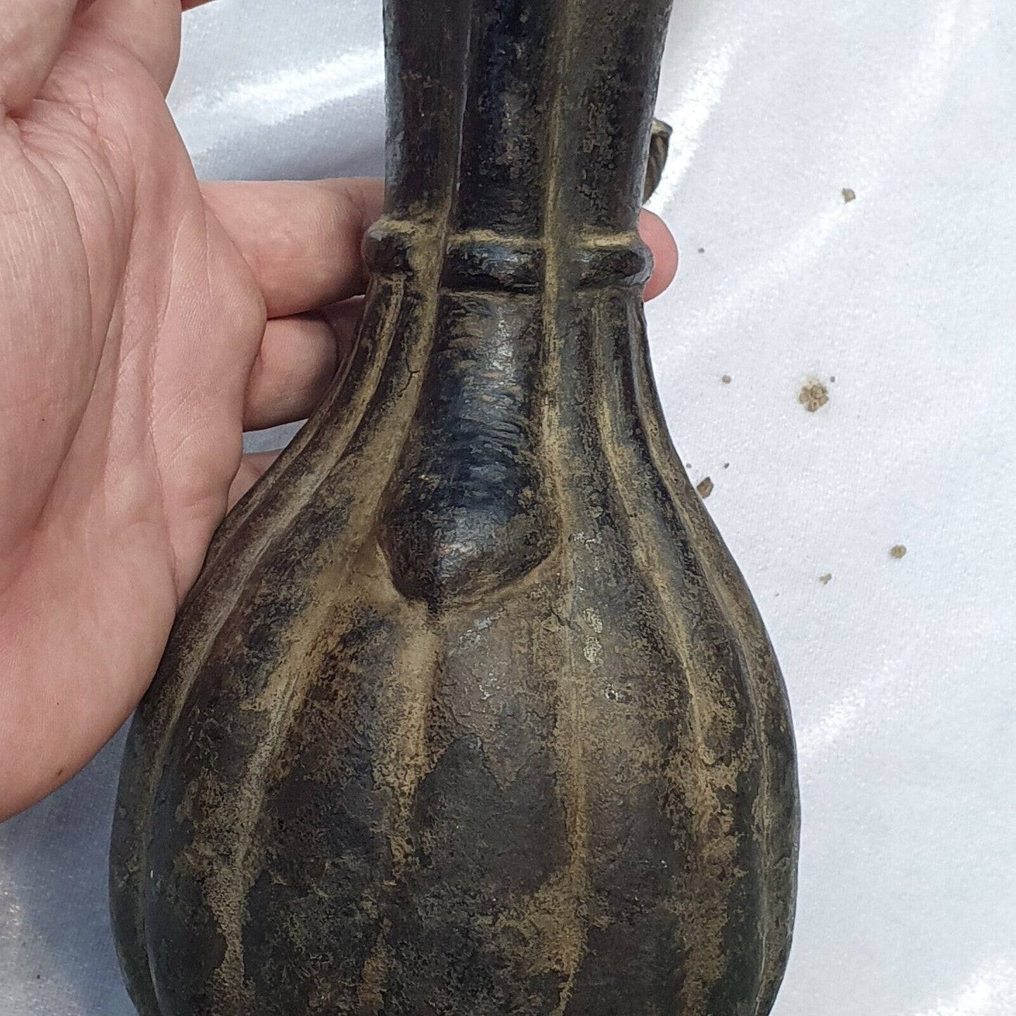 古董青銅壺手工雕刻博物館品質獨特茶壺