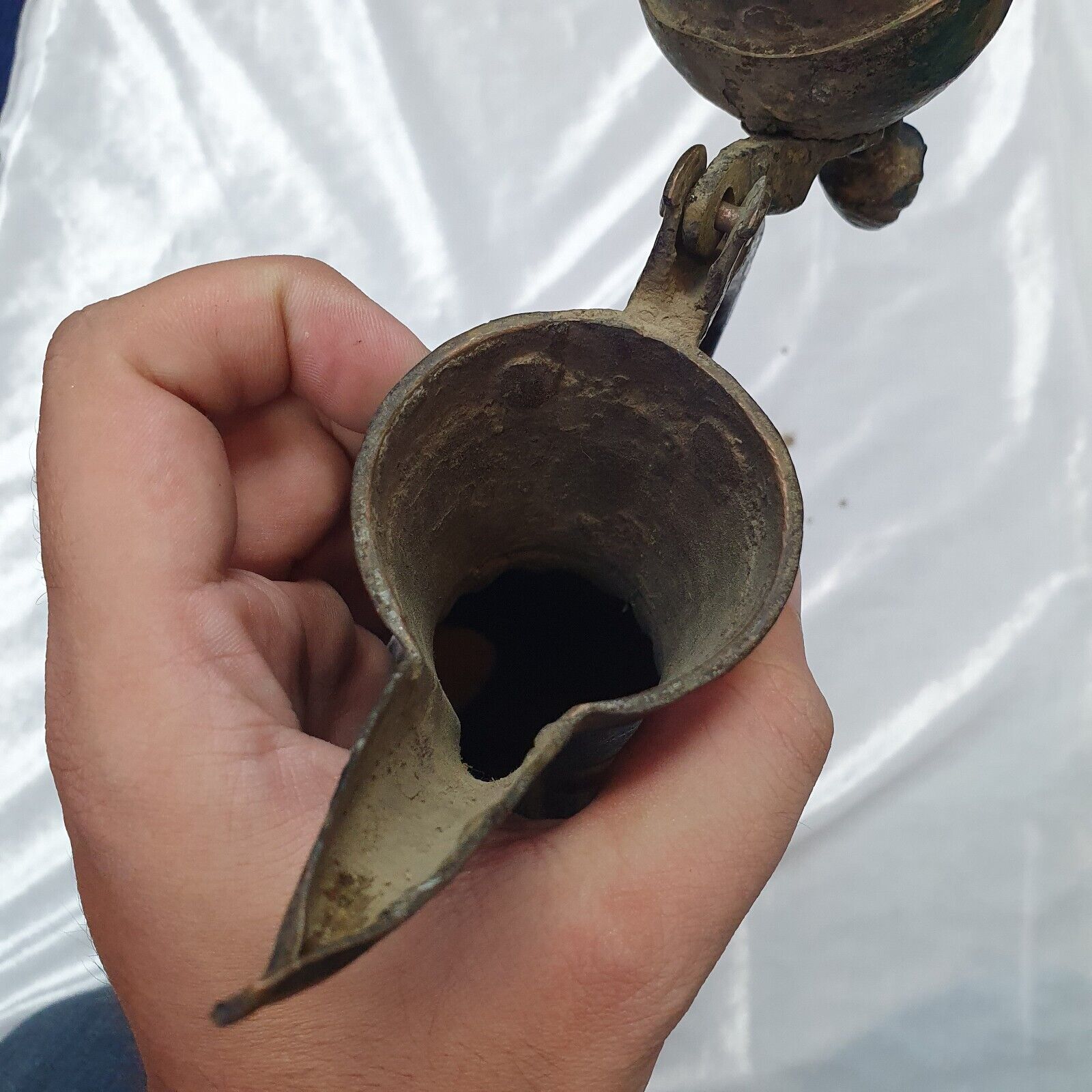 Antique Bronze jug Hand Carved Museum Quality Unique Tea Pot